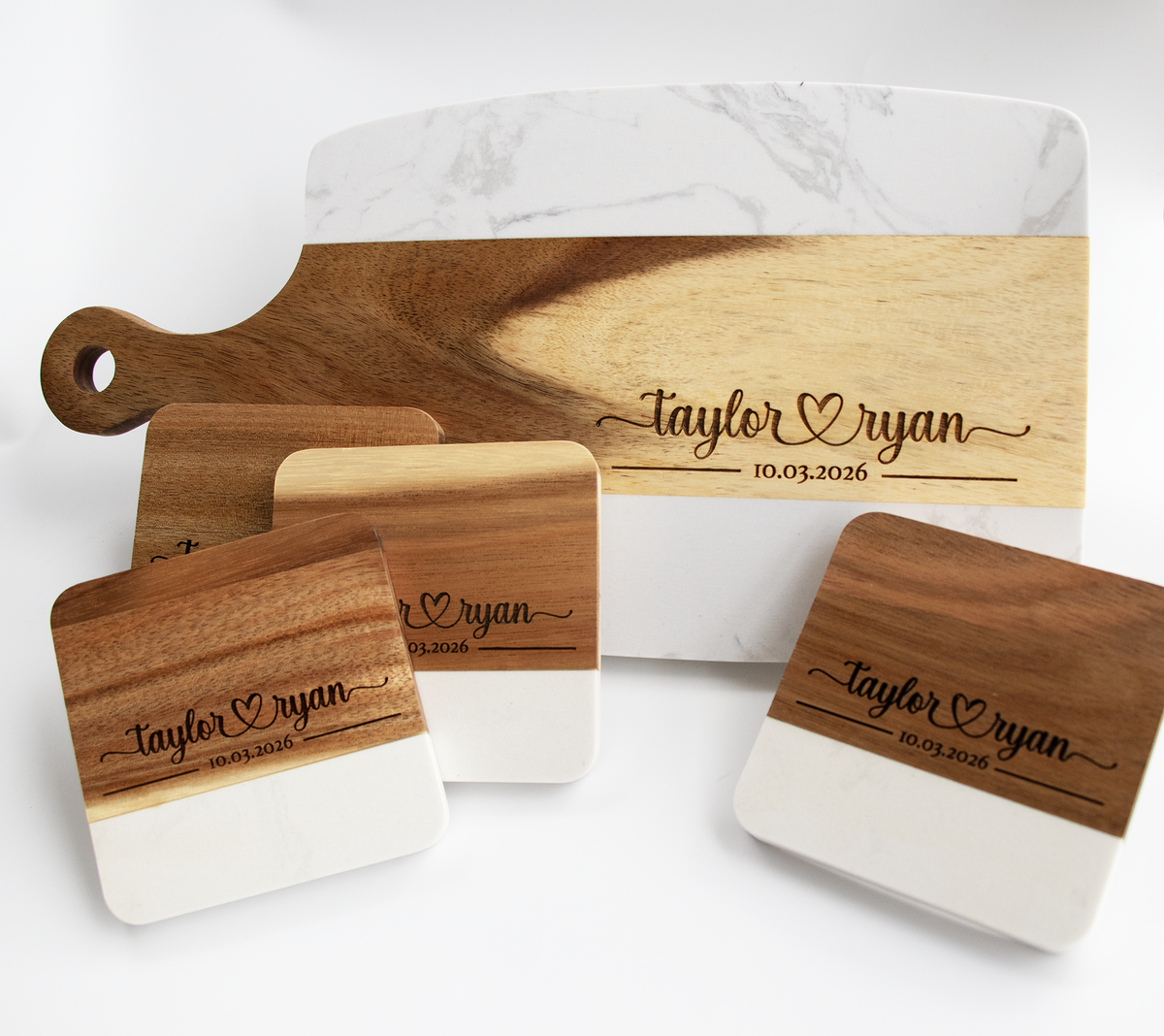 Cutting Board & Coaster Kit