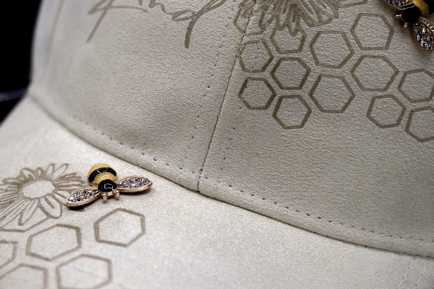 Hat Bee Kind Vegan Suede Cap