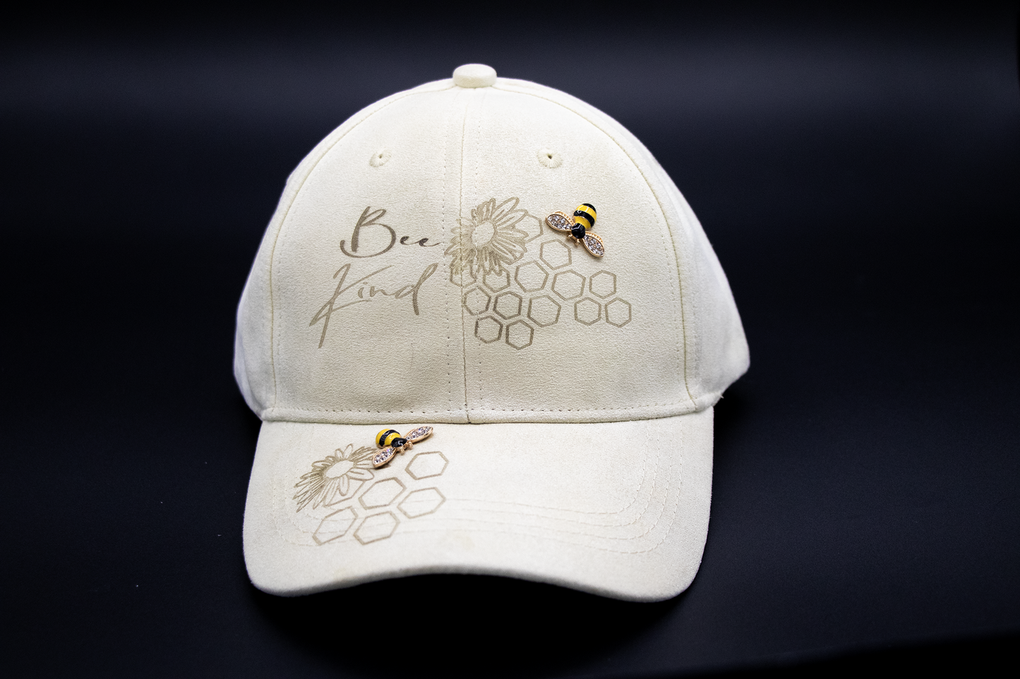 Hat Bee Kind Vegan Suede Cap