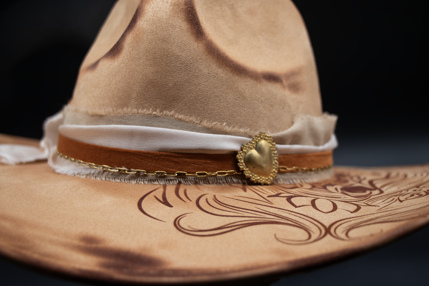 Hat - Altered Cowboy Engraved Horse