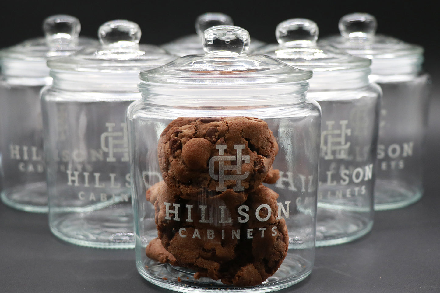 Personalized 30oz Glass Candy Jar