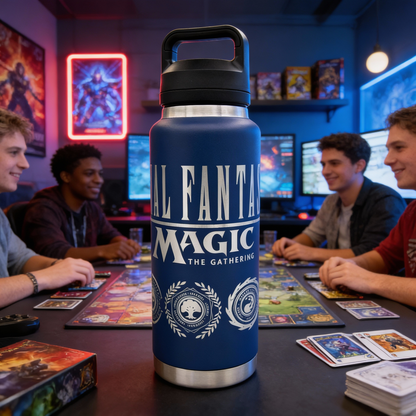 Thermos - 36oz Art Full Wrap - Final Fantasy, Magic The Gathering Tumbler