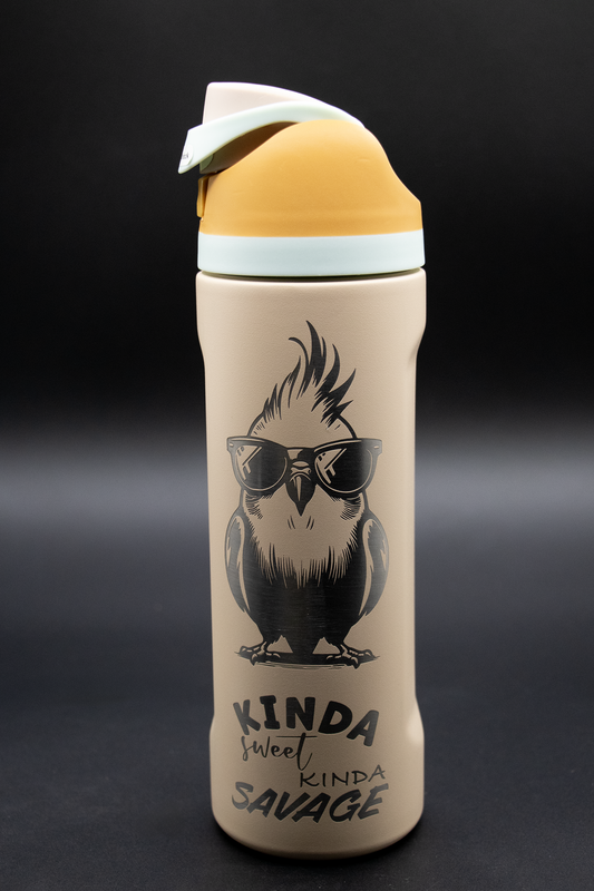 Tumbler 20 oz Owala - Kinda Sweet Custom Engraved