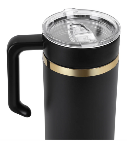 40oz Electroplated Tumbler with Handle