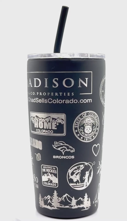 Colorado Business Branding Full Wrap Tumblers