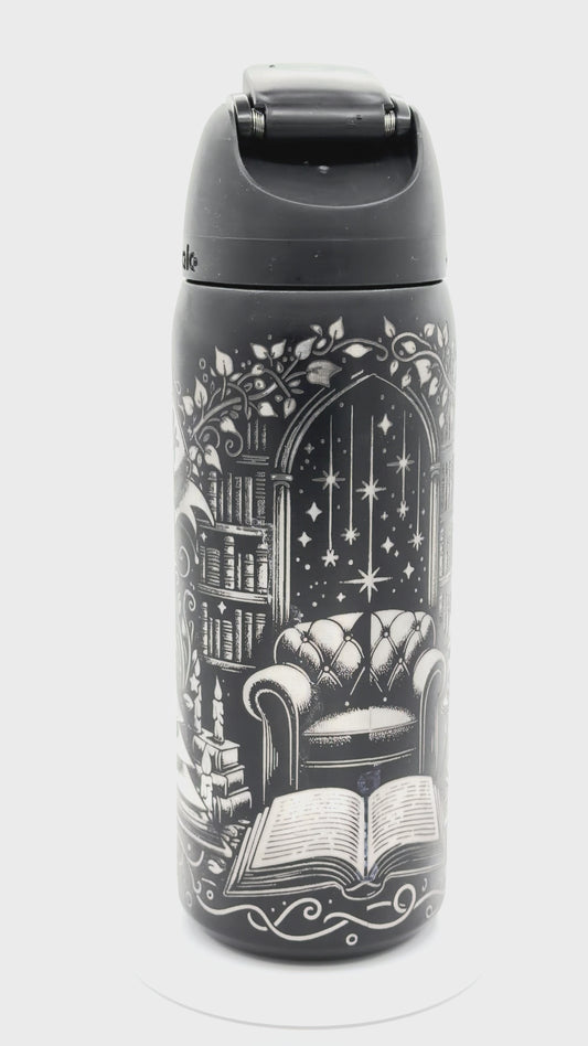 Tumbler 30oz Owala - Book Magic Art Full Wrap Tumbler